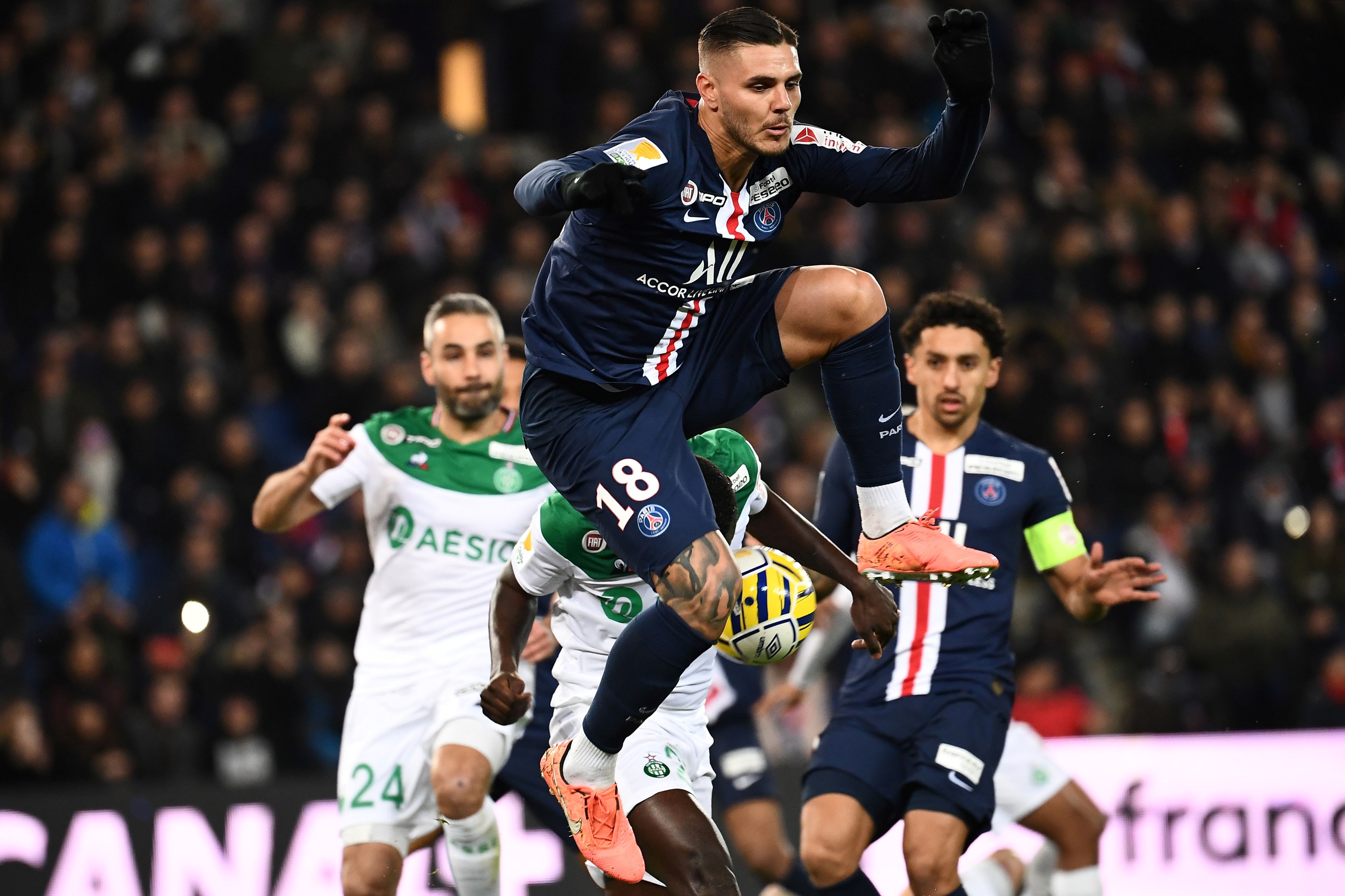 圣埃蒂安队在法甲联赛中全力以赴